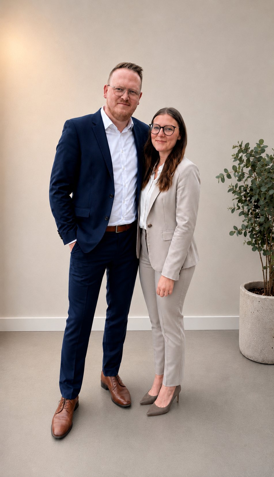 Vanessa und Lars Thanner – das Team hinter Grundstein Digital